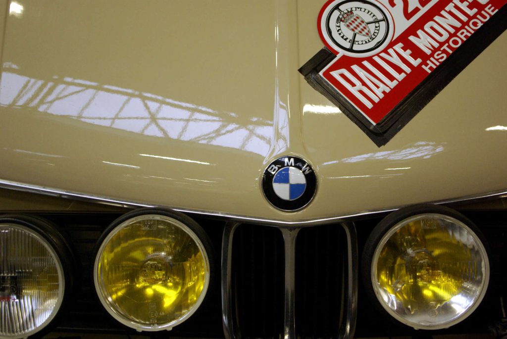 classic BMW at the Rallye Monte Carlo