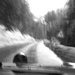winter ride in the French Alps in a 914 Porsche